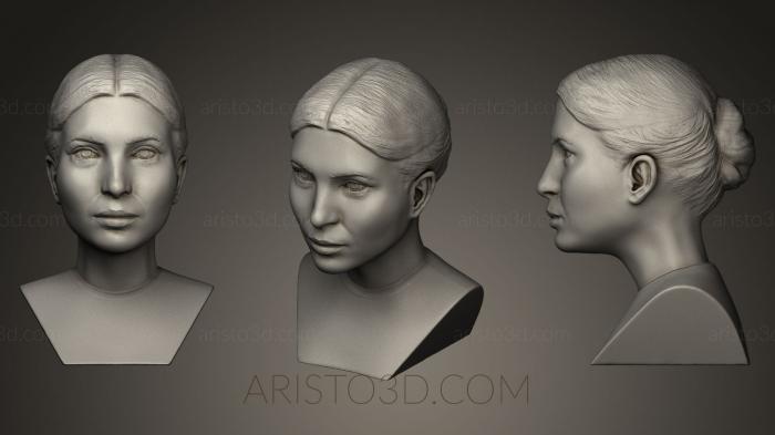 Busts and bas-reliefs of famous people (BUSTC_0259) 3D model for CNC machine